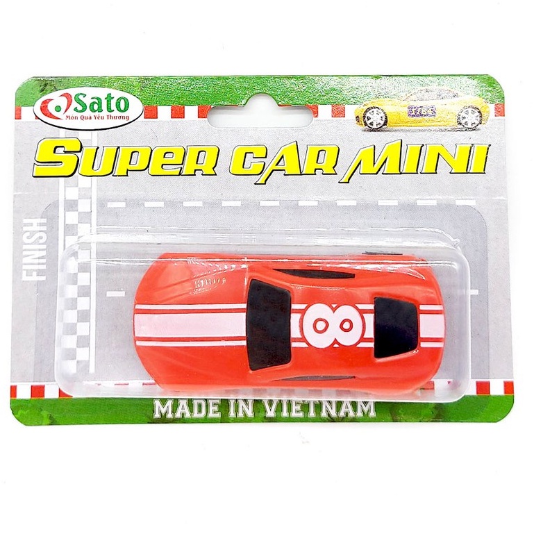 Ô Tô SUPER CAR MINI  (SATO 05) Chạy Đà Bằng Nhựa Cao Cấp