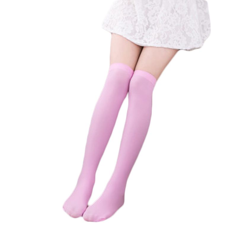 Vớ dài qua gối màu sắc kẹo ngọt thời trang mùa thu cho bé gái