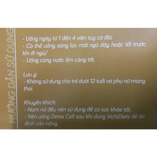 Detox cell - Thảo mộc giảm mỡ