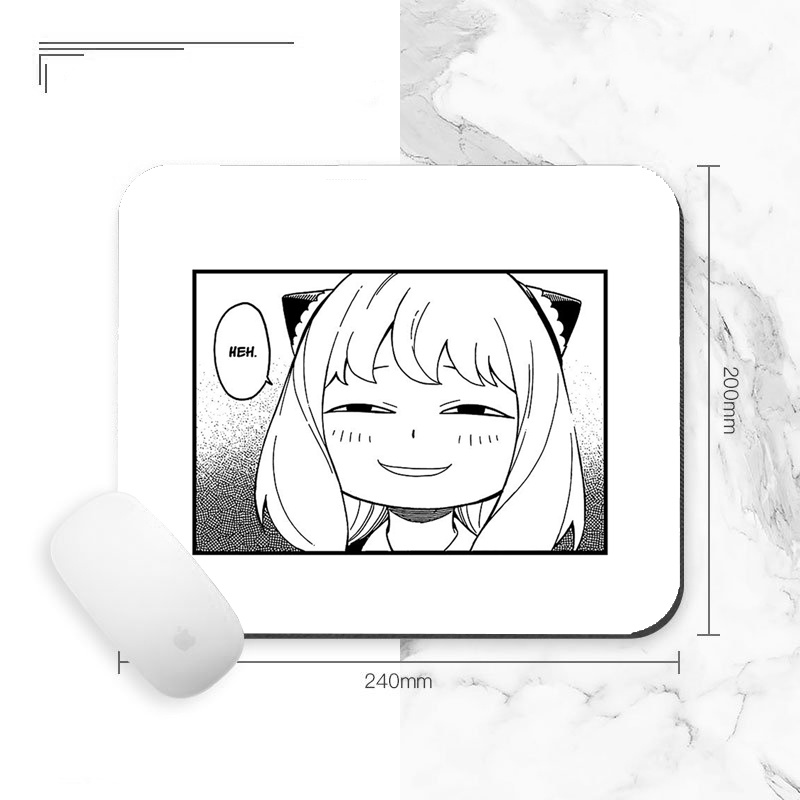 Miếng di chuột in hình Anya Spy x Family Gia đình điệp viên anime chibi miếng kê chuột miếng lót chuột