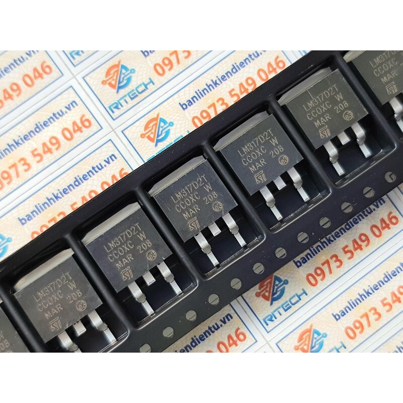Combo 10 chiếc LM317D2T LM317D2G LM317D LM317 TO-263 IC nguồn