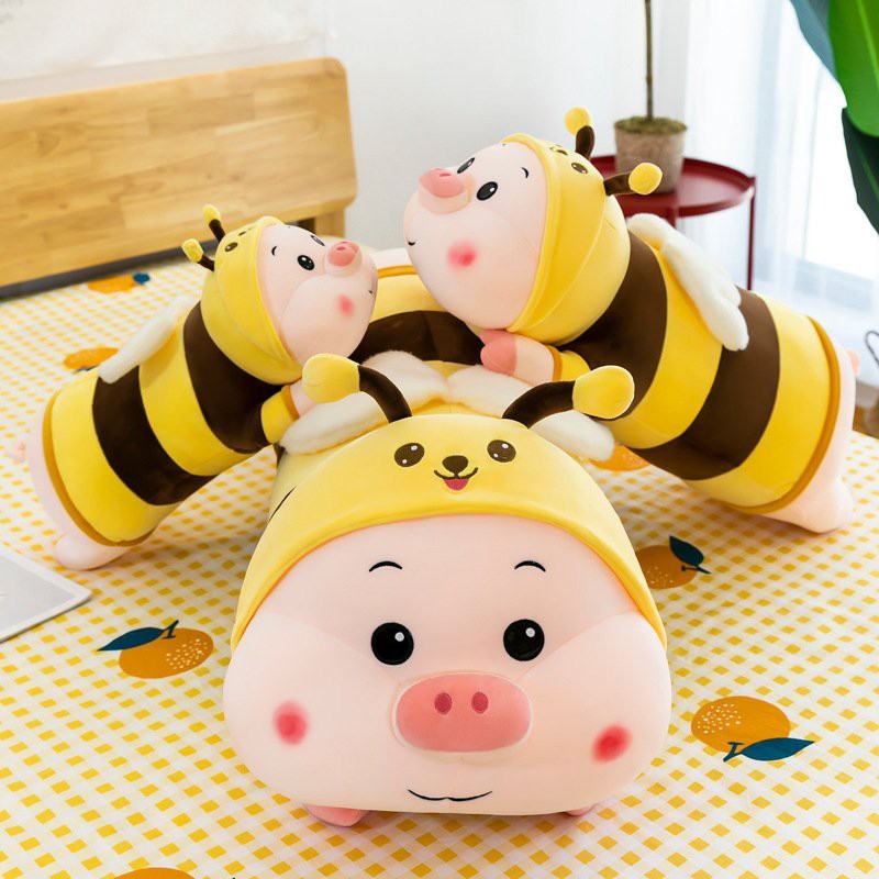 Gấu bông Bee Pig, Heo Ong Chăm Chỉ (60cm---1m2)