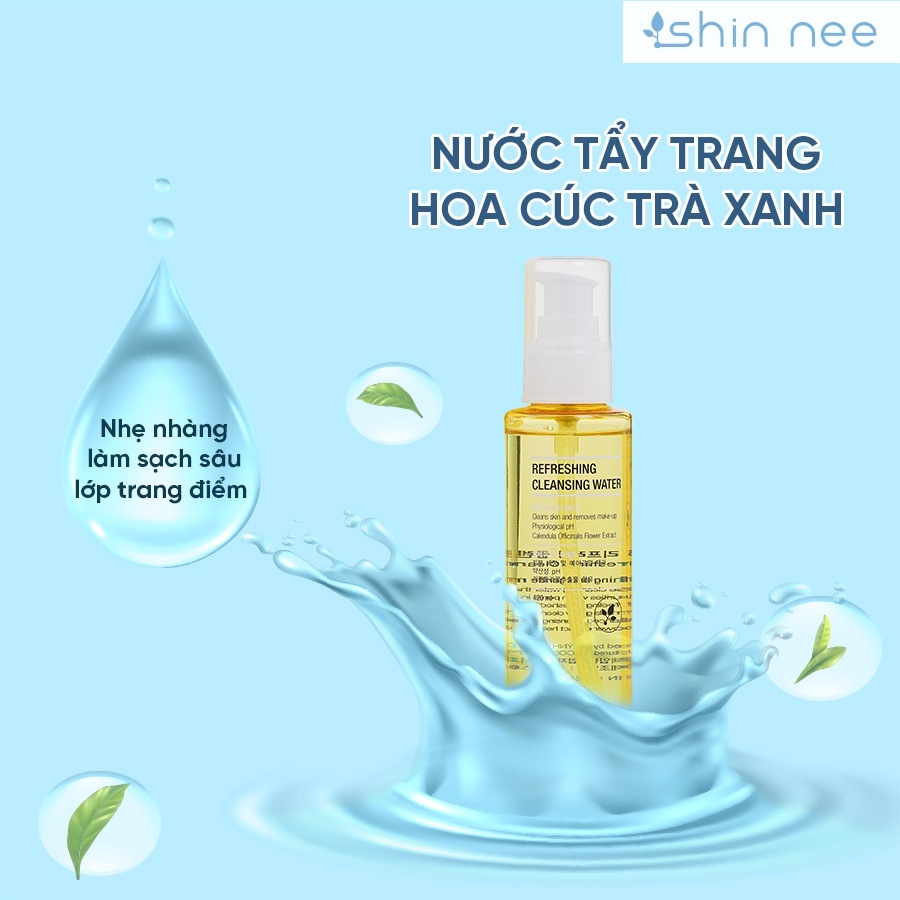 Nước tẩy trang Hoa Cúc Trà Xanh Shin Nee 120ml