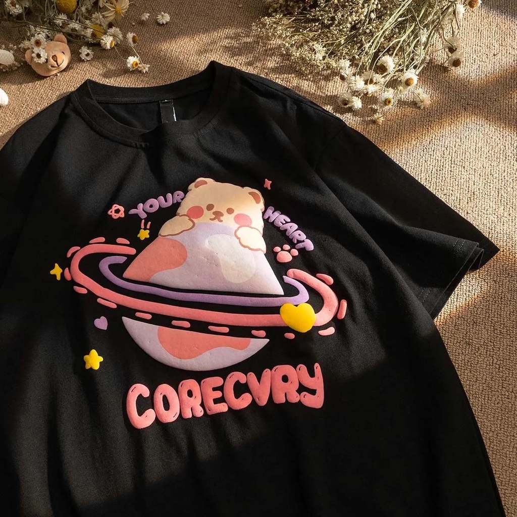 NRVP Áo Thun Nữ Cổ Tròn Ngắn Tay Thời Trang Mùa Hè Phong Cách Hàn Quốc 2022