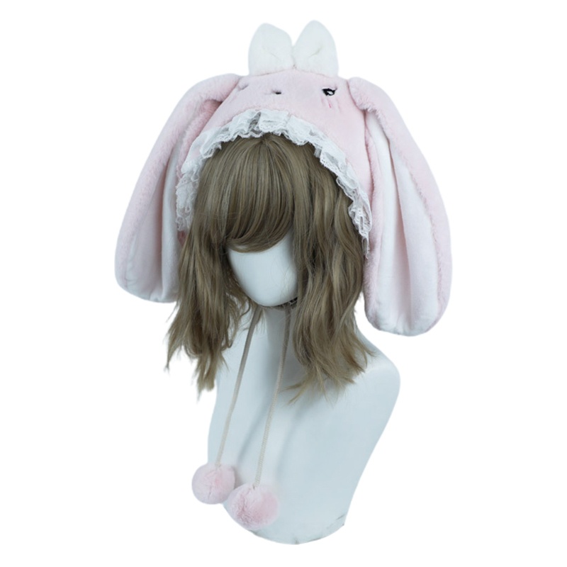 Mũ Tai Thỏ Bằng Lông Nhung Dễ Thương Xinh Xắn Dành Cho Nữ