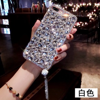 Ốp Điện Thoại Đính Đá Lấp Lánh Kiểu Nhật Hàn Cho Iphone Xs Max
