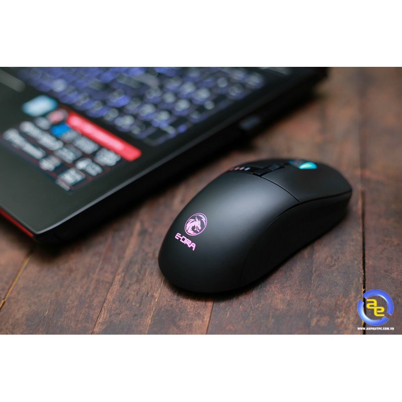 Chuột Không Dây Gaming E-Dra EM620W Wireless 2.4Ghz 5000DPI - BH 24 Tháng - Hưng Long PC