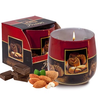 ( SÔCÔLA HẠNH NHÂN ) Ly nến thơm tinh dầu Bartek 100g khử mùi, trang trí, nến thơm phòng thiên nhiên cao cấp nhập khẩu