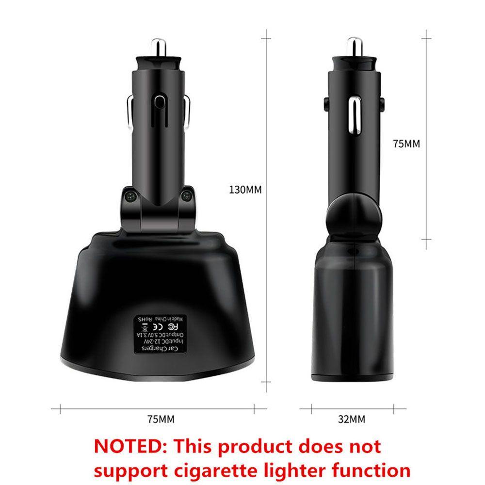Tẩu Sạc Điện Thoại Thông Minh USB Kép 3.1A Chất Lượng Cao Cho Xe Hơi