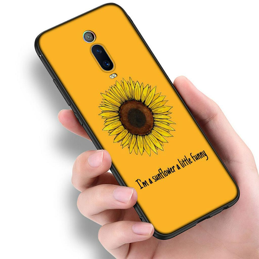 Ốp Lưng Silicon Mềm Họa Tiết Hoa Hướng Dương Màu Vàng Cho Xiaomi Mi 8 9 Se Lite Pro 6 F1 A1 A2 5x 6x Iqi105