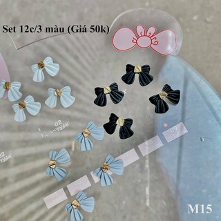 Charm Nơ sứ ( set 12c)