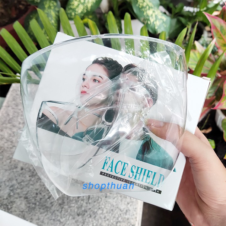 Kính mặt nạ trong suốt - chống giọt bắn, che hết khuôn mặt, bảo hộ chống bụi gió đi đường | BigBuy360 - bigbuy360.vn