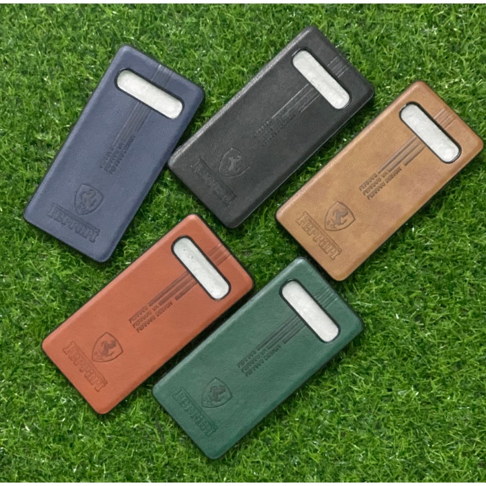 Ốp lưng Samsung S10 5G dẻo giả da nhiều màu họa tiết vân vải Samsung S10 5G