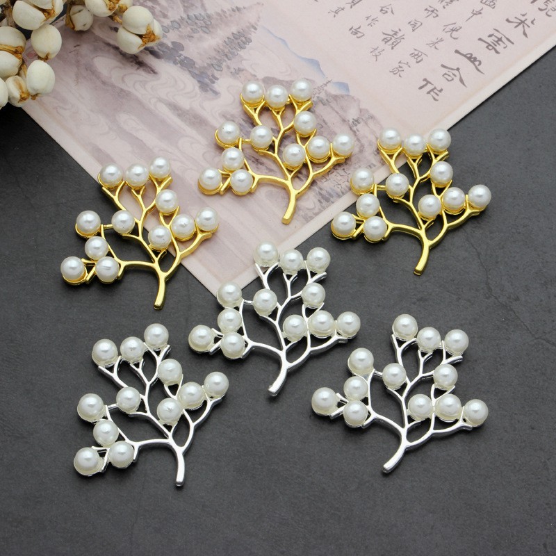 Phụ kiện handmade,làm trang sức phụ kiện hợp kim hình cành thông