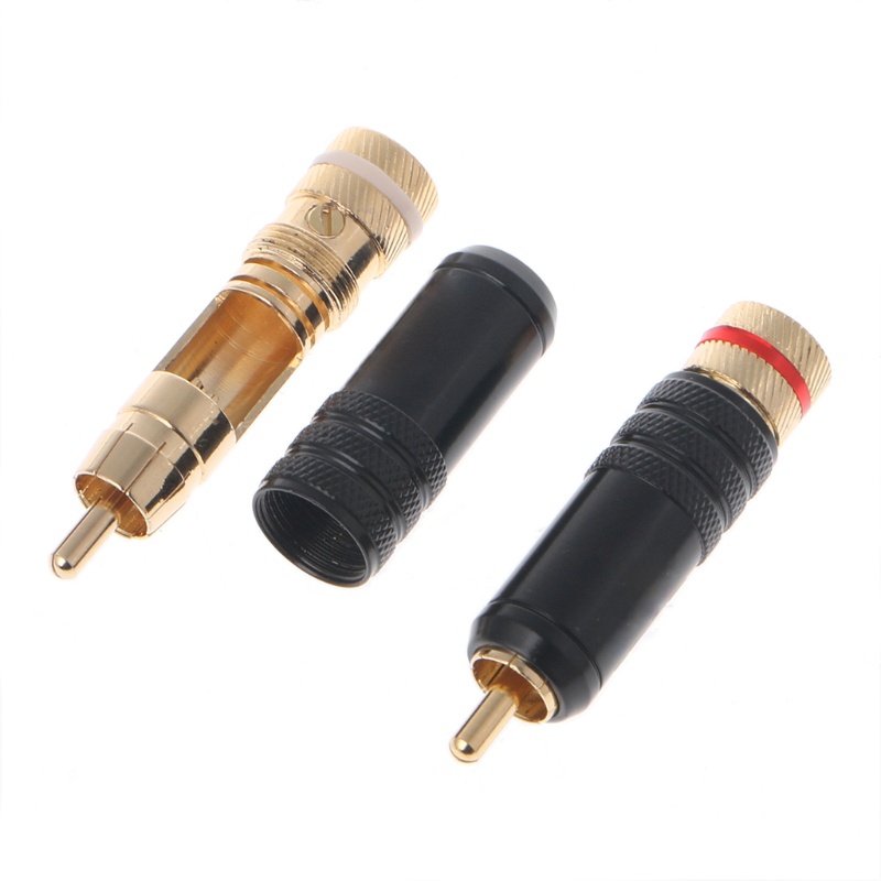 Set 4 Phích Cắm RCA Mạ Vàng WBT-0144