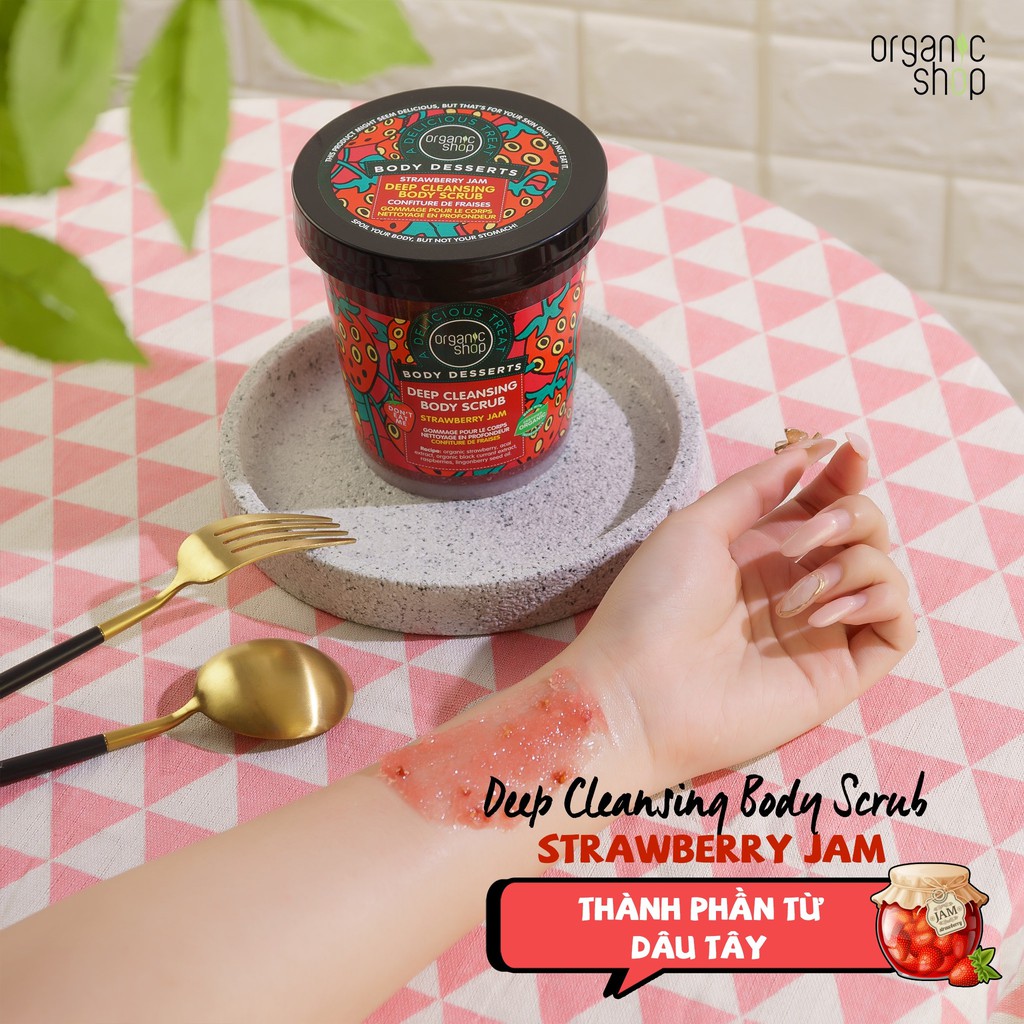 Tẩy Tế Bào Chết Toàn Thân Organic Shop Body Desserts 450ml