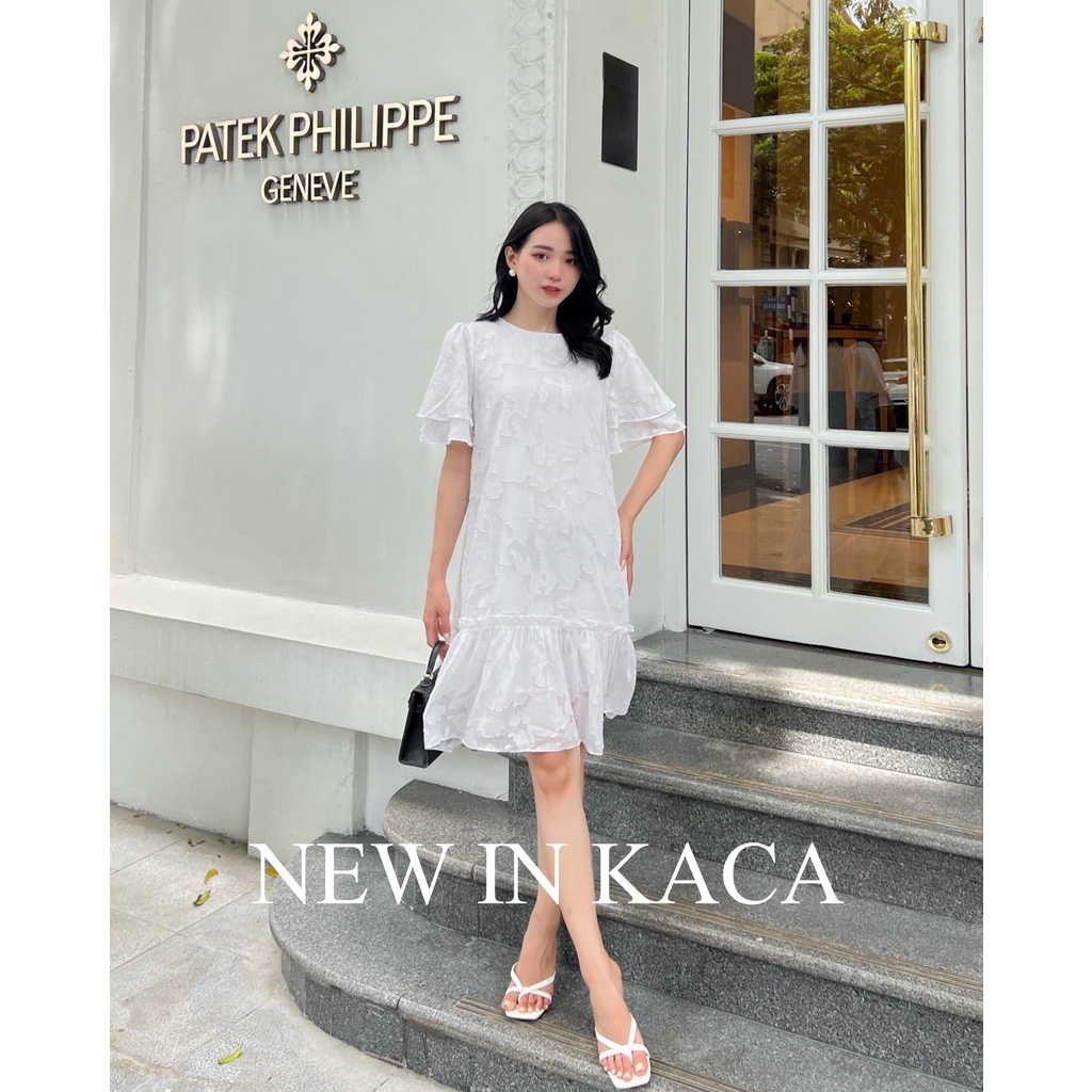 Váy thiết kế váy suông Helen Dress với lót Habutai mềm, mát, dáng váy chữ A phù hợp mọi vóc, dáng - KACA