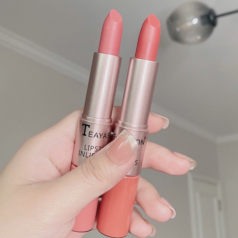 [Hàng mới về] Son Môi Teayason Hai Đầu Màu Lì Mềm Mịn Nhanh Khô Lâu Trôi Không Thấm Nước | BigBuy360 - bigbuy360.vn