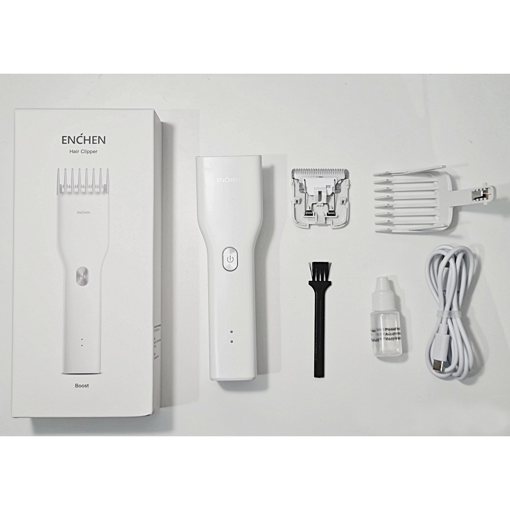Tông đơ cắt tóc Enchen Boost cho gia đình và salon chuyên nghiệp, công suất 5W