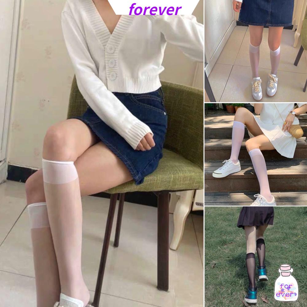 Đôi Vớ Dài Trong Suốt Co Giãn Nhiều Màu Chất Lượng Cao Cho Nữ