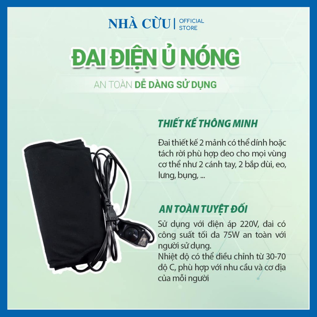 Bộ ủ nóng thải mỡ Slimming Body - SlimmingCare chính hãng, phân phối tại Ngũ cốc lợi sữa Nhà Cừu