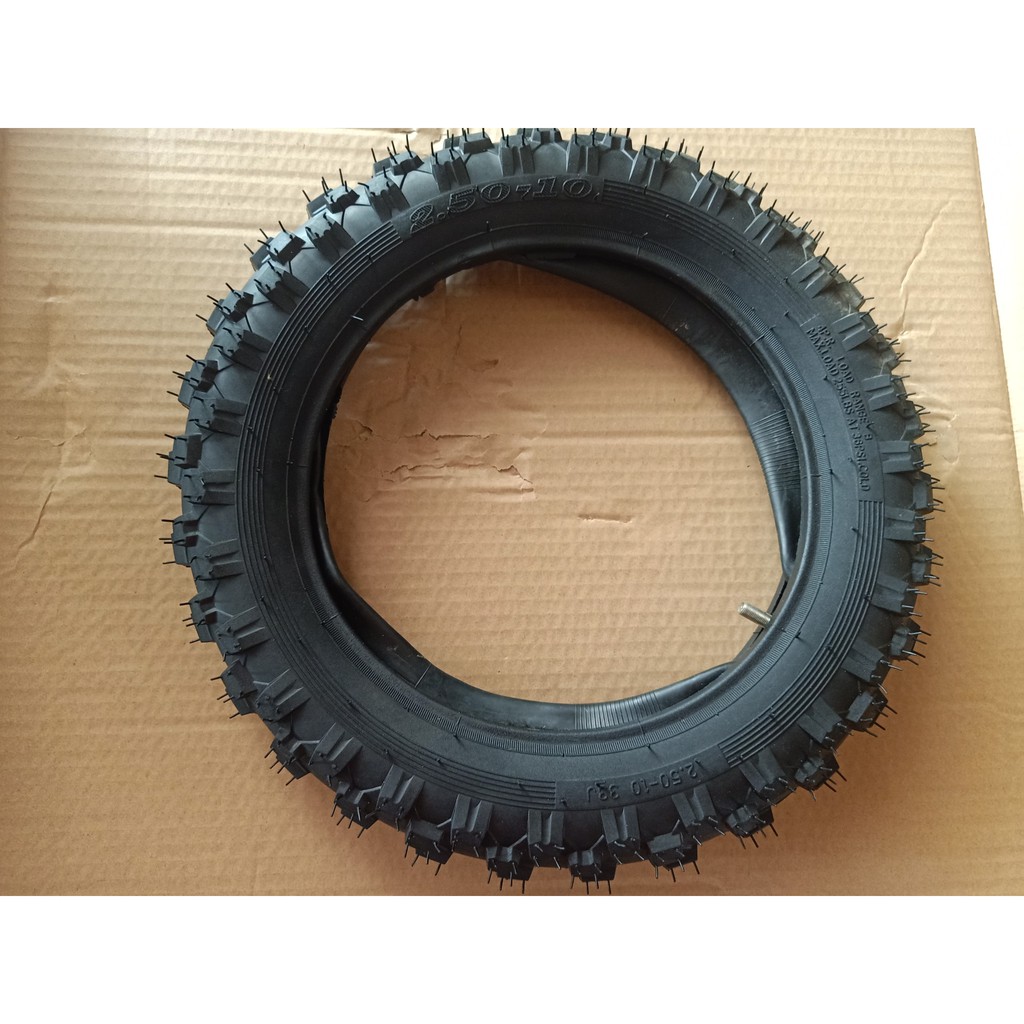 Săm lốp dùng để thay thế cho xe cào cào 2.50-10 hàng loại 1