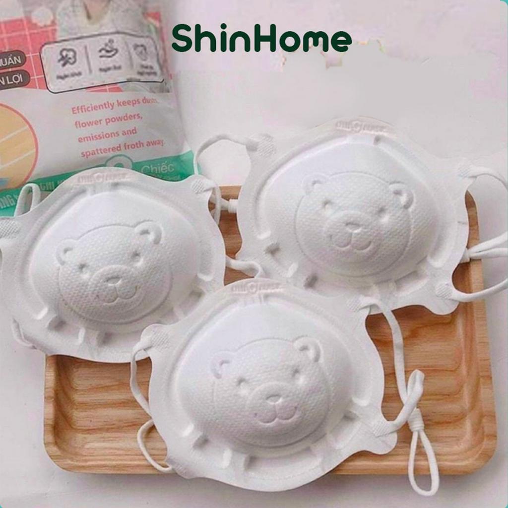 Sỉ thùng 36 chiếc khẩu trang sơ sinh - khẩu trang gấu Uni Mask cho bé (mẫu mới)