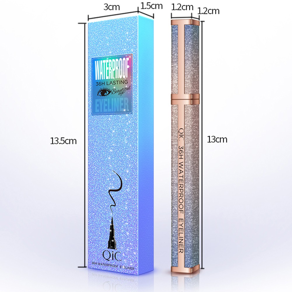 Bút kẻ mắt QIC dạng lỏng nhanh khô chống thấm nước không nhòe màu | BigBuy360 - bigbuy360.vn