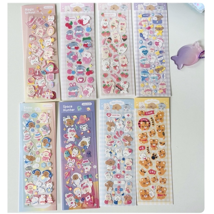 Nhãn dán cute trang trí cực xinh xắn