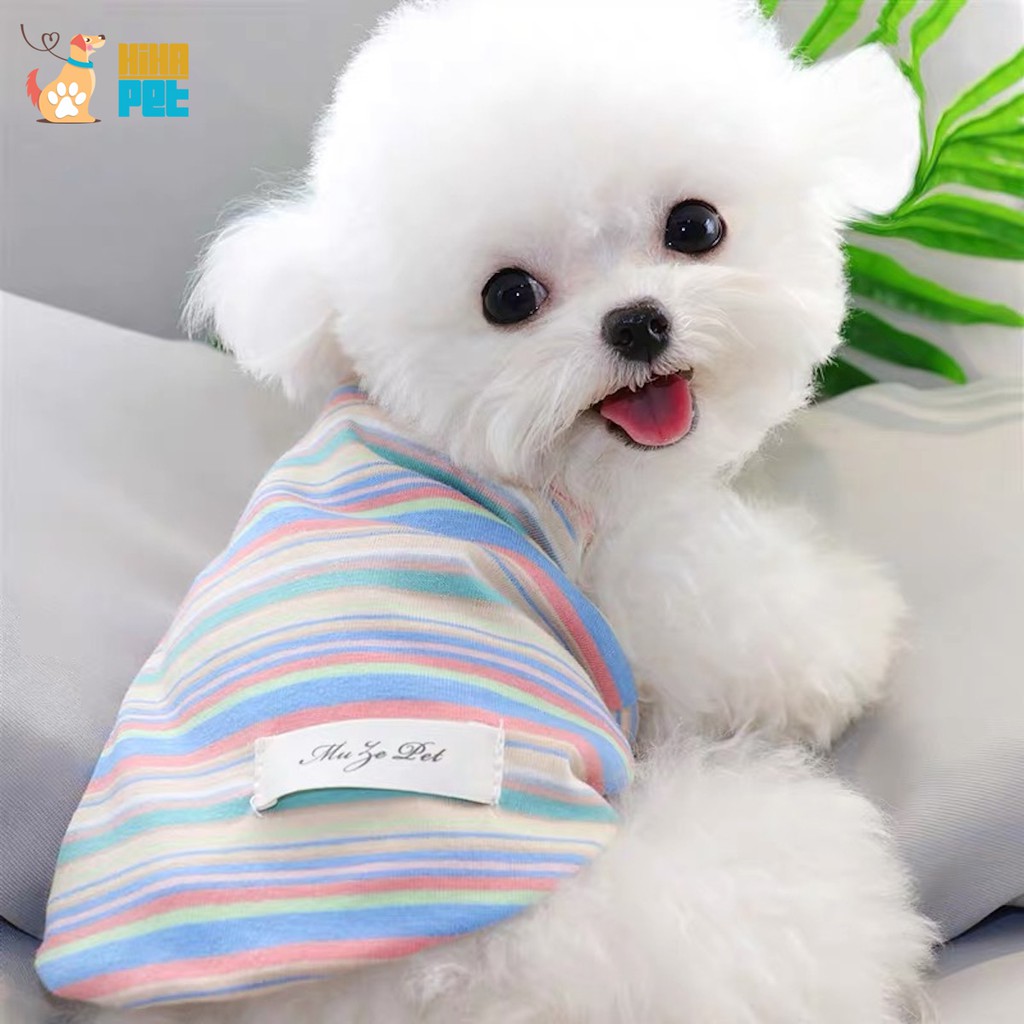 Áo Thun Ba Lỗ Chó Mèo Quần Áo Thú Cưng Mỏng Siêu Mát Giá Rẻ Hihapet.