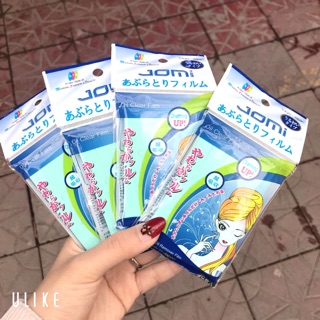 [giá sỉ] Giấy thấm dầu Jomi Oil Clear Film Nhật 70 tờ