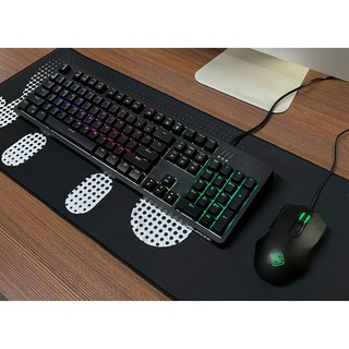Bàn phím cơ Ajazz DKM150 RGB RED switch