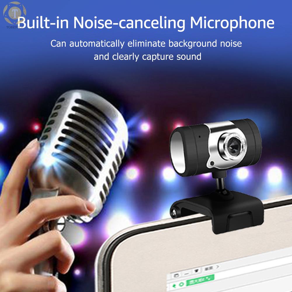 Shipped within 12 hours】 480P USB Webcam Laptop Computer Camera Clip-on PC Web Camera Manual Focus Built-in Microphone for Live Streaming Online Meeting Teaching Video Chatting Web Camera [TO]