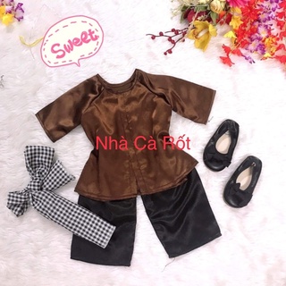 Sale áo lẻ, quần lẻ màu đen màu trắng hàng lụa cho bé gái