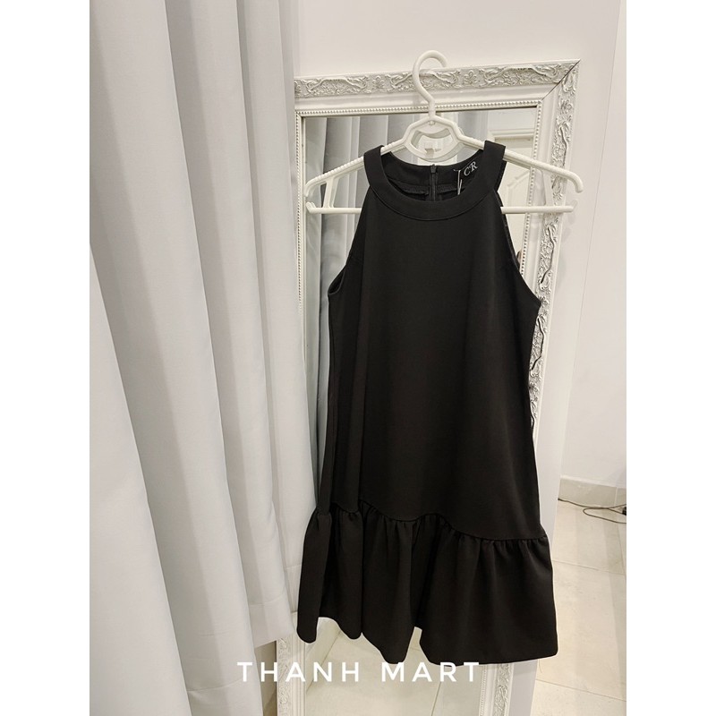 [ẢNH&VIDEO THẬT CUỐI] Đầm yếm đuôi bèo mát mẻ Trắng Đen | BigBuy360 - bigbuy360.vn