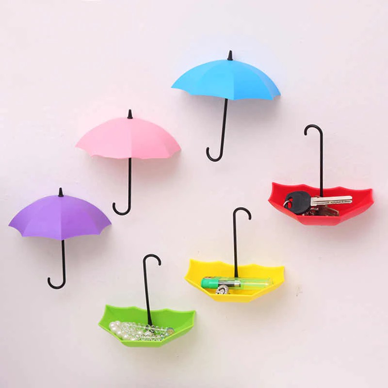 Bộ 3 móc treo dán tường hình cây dù