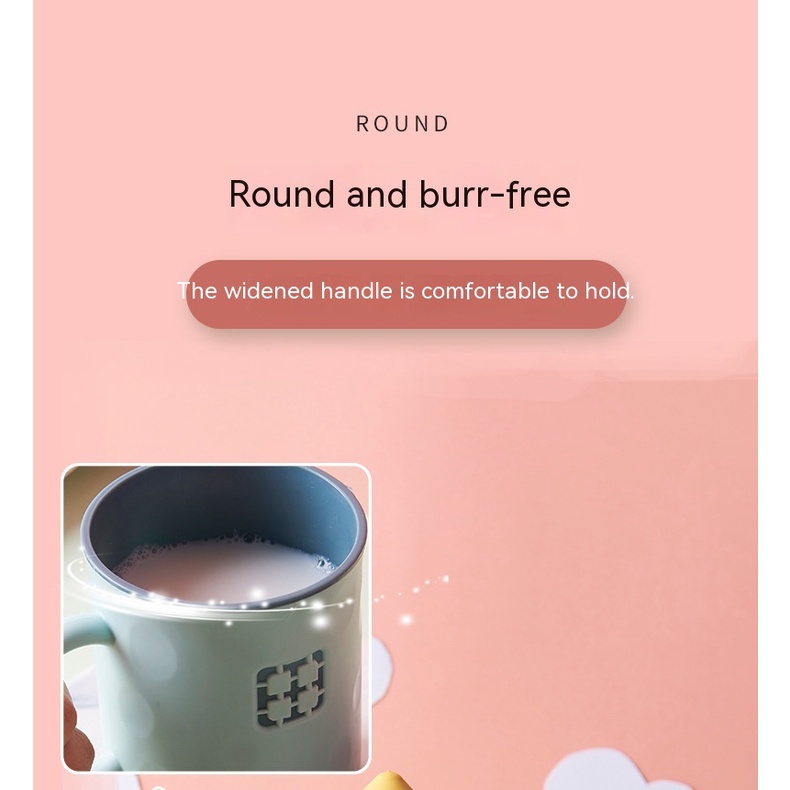 Bộ Cốc Đánh Răng Bằng Nhựa Họa Tiết Hoạt Hình Dễ Thương Cho Cặp Đôi