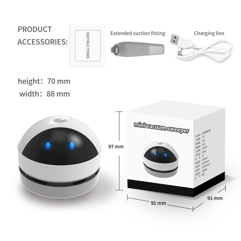 Máy Hút Bụi Bàn Phím Mini Tự Động Sạc USB