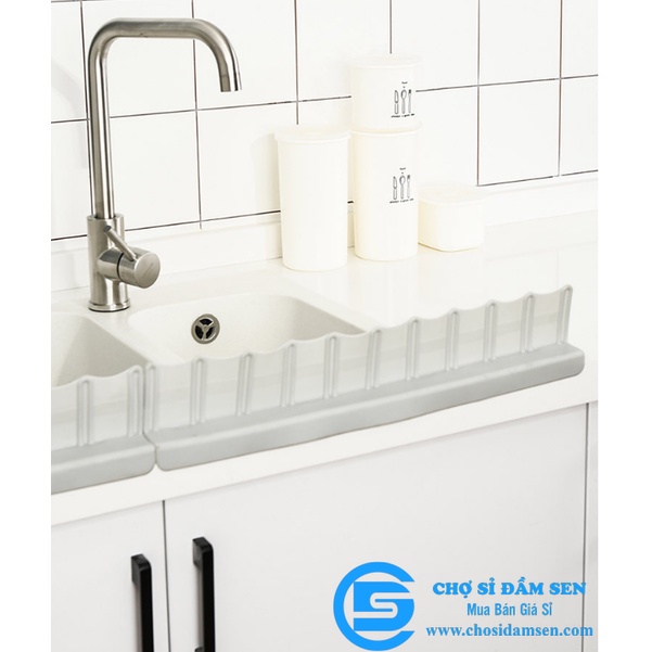 TẤM CHẮN SILICON NGĂN BẮN NƯỚC DÙNG CHO BỒN RỬA CHÉN SIÊU TIỆN LỢI, VỆ SINH, SẠCH SẼ G235-NBNuoc-Sili