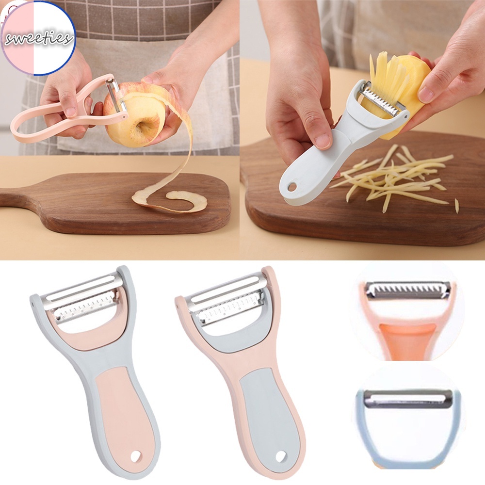 1 Dao Gọt Vỏ Trái Cây Bằng Thép Không Gỉ Đa Năng Sáng Tạo