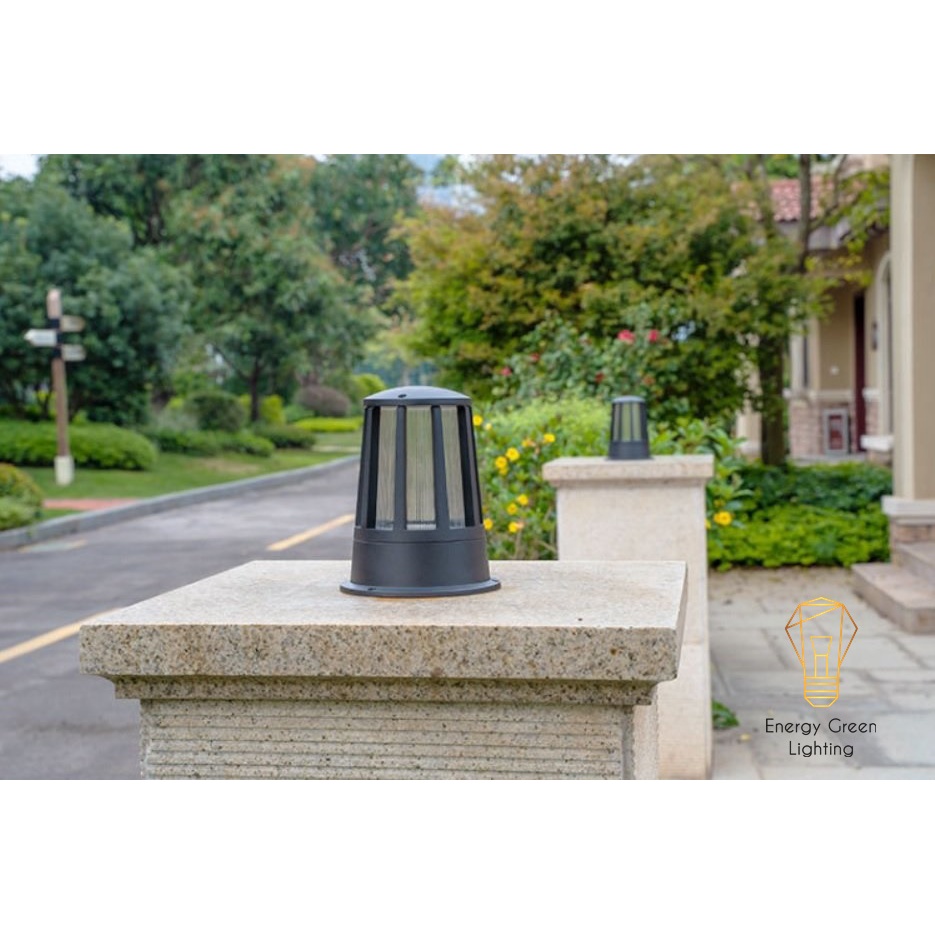 Đèn Sân Vườn Ngoài Trời Energy Green Lighting LT-051 - Trụ Cổng Cột Hàng Rào Mái Hiên - Chống Nước - Bảo Hành 12 Tháng