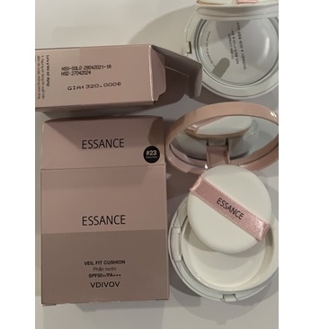 Phấn nước chống nắng kiềm dầu Essance Veil Fit Cushion 15g ( #23 Deep Ivory: Sắc da tự nhiên )