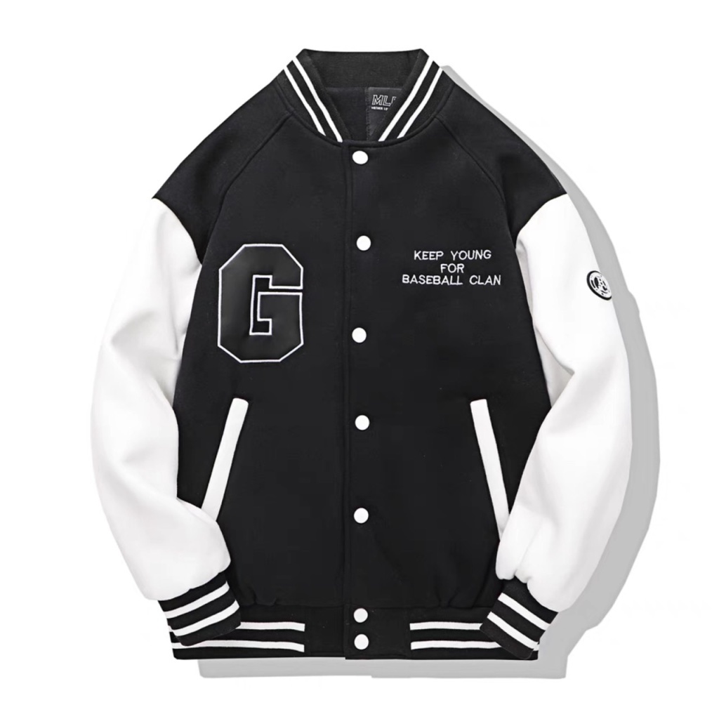 Áo khoác nỉ bomber chữ G đẹp cá tính thời trang-A817