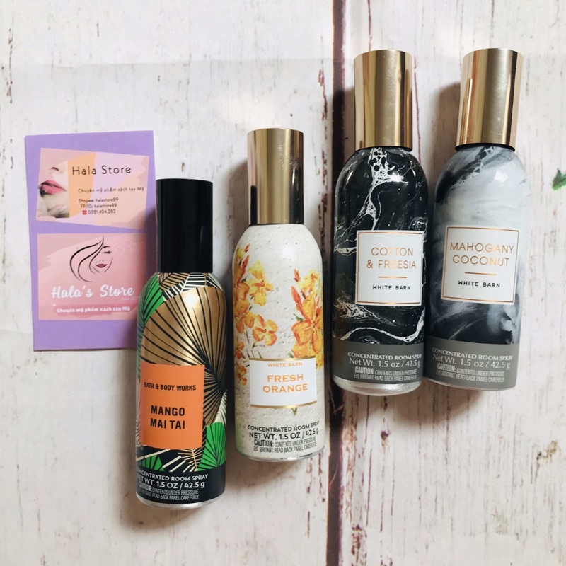 Bath and Body Works ✨ Xịt thơm phòng đủ các mùi 45g