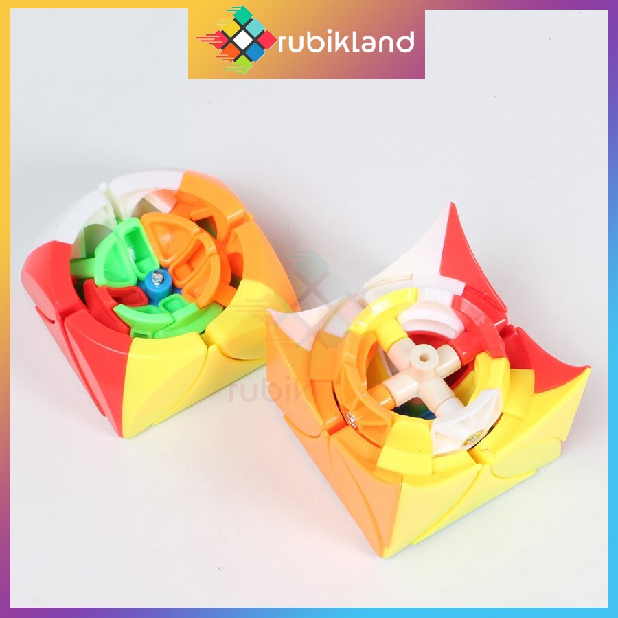 Rubik Biến Thể MoYu MeiLong Four Leaf Clover Cube Cỏ 4 Lá Stickerless Rubic Đồ Chơi Trí Tuệ Trẻ Em