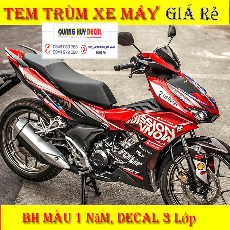 Tem Trùm Xe Winner X , Độ Team Xe Máy Rẻ Đẹp