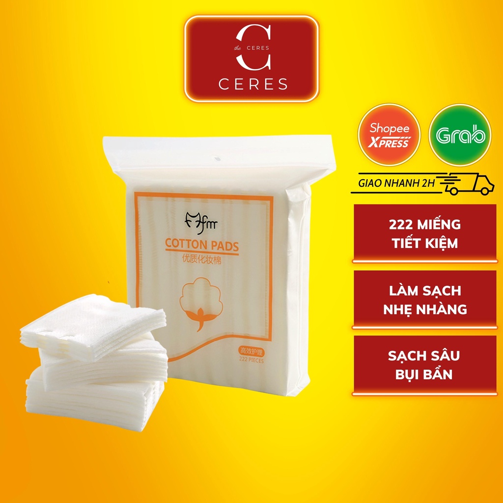 Bông Tẩy Trang Ceiba Tree 100% Cotton 140 Miếng