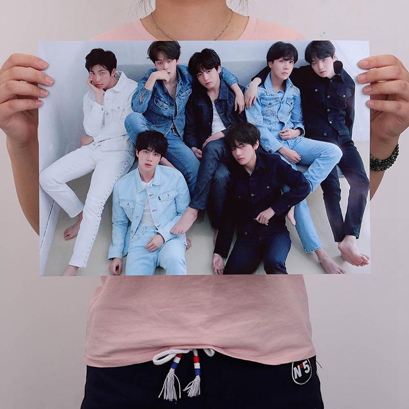 KPOP BTS LOVE YOURSELF è½‰ Tear Wall Poster Bangtan Boys Coated Paper Wall Decor