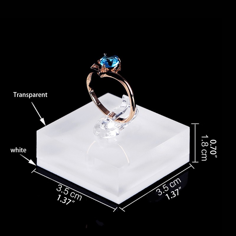 Giá Trưng Bày Nhẫn Chất Liệu Acrylic Trong Suốt