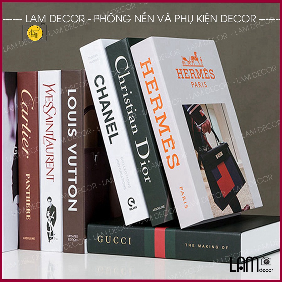 Mô hình sách giả, sách decor, sách trang trí bàn làm việc, phụ kiện chụp ảnh